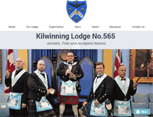 Tablet Screenshot of kilwinning565.com